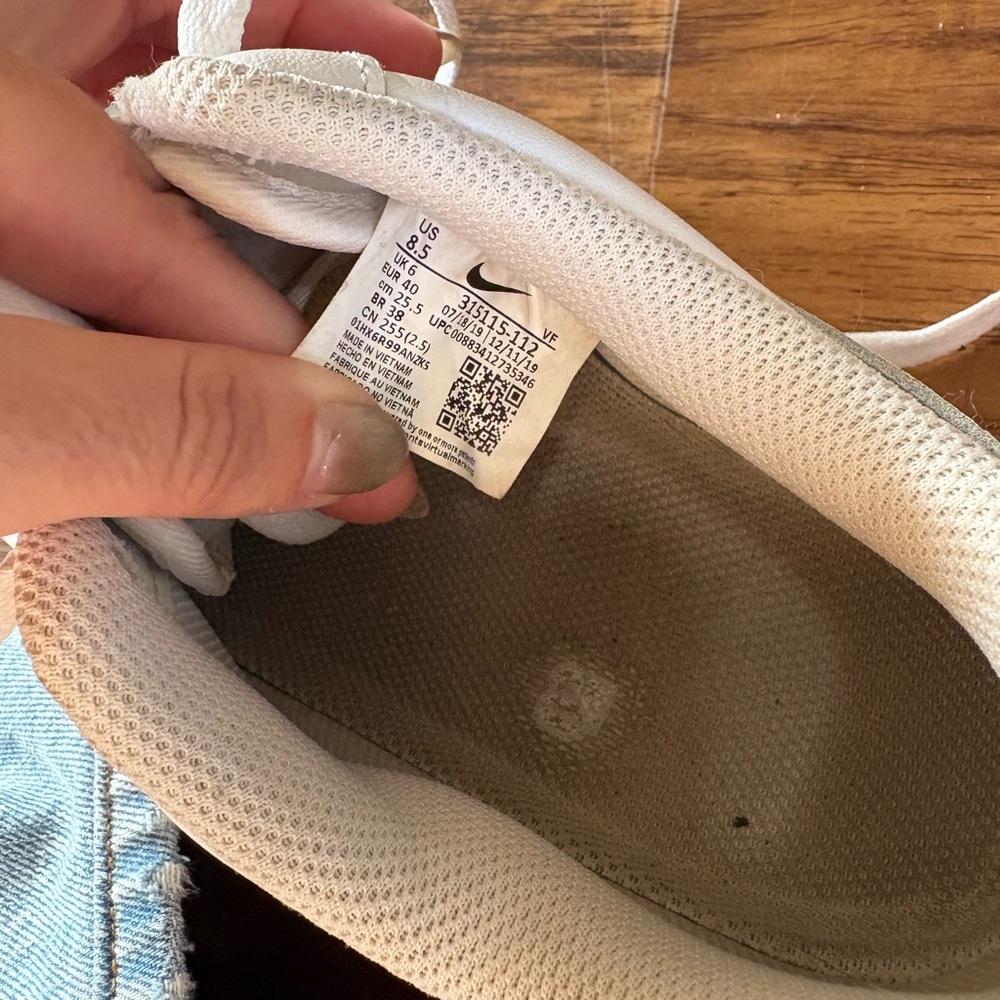 Women's White Sneakers - Picture 2 of 3